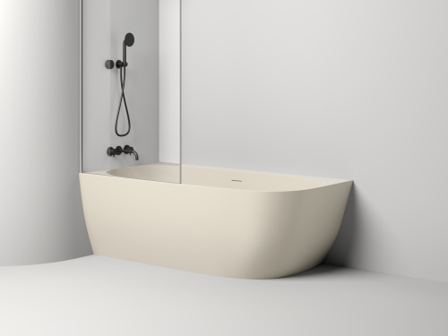 Ванна из литьевго мрамора Salini SOFIA 102515G 170х85 пристенная асимметричная